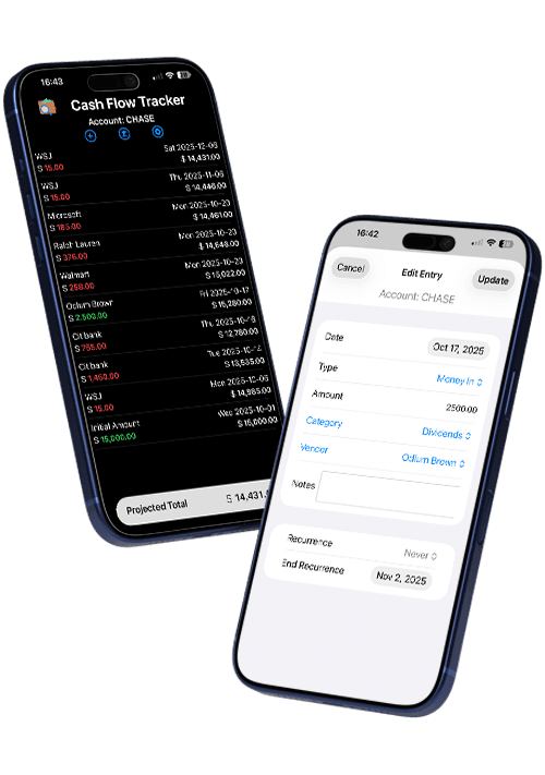 CashFlowTracker - Mobile App for iOS